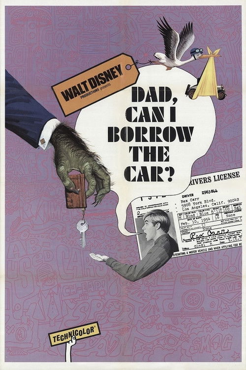 Movie poster for Dad... Can I Borrow the Car? (1970)