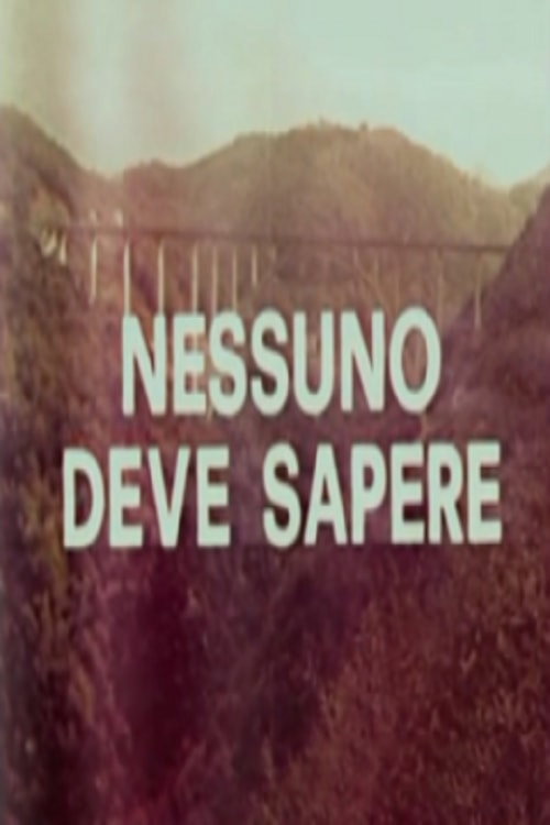 Movie poster for Nessuno deve sapere (1973)