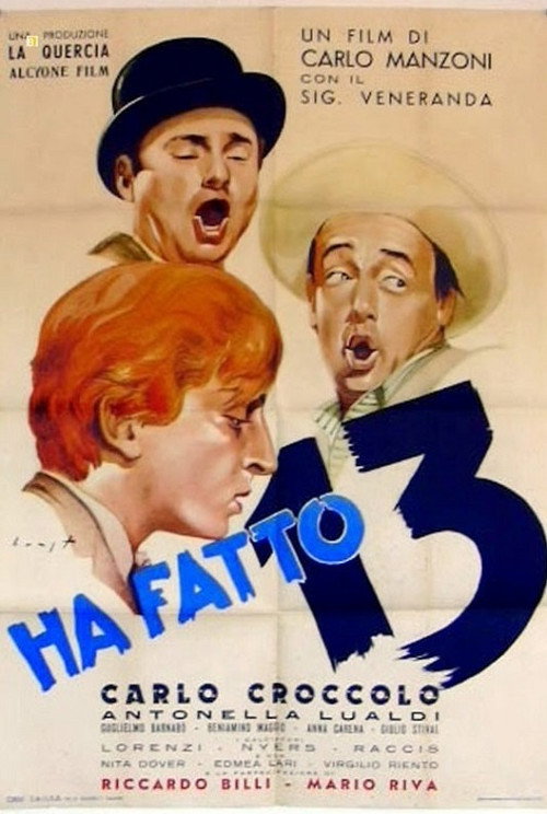 Movie poster for Ha fatto 13 (1951)