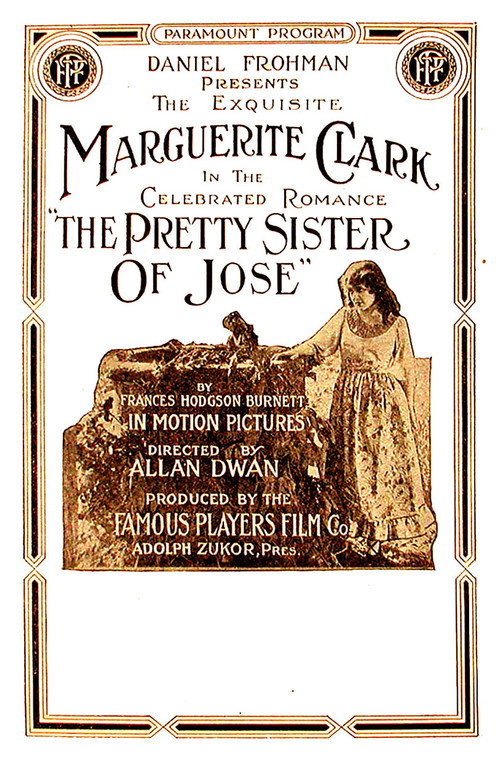 Movie poster for The Pretty Sister of Jose (1915)