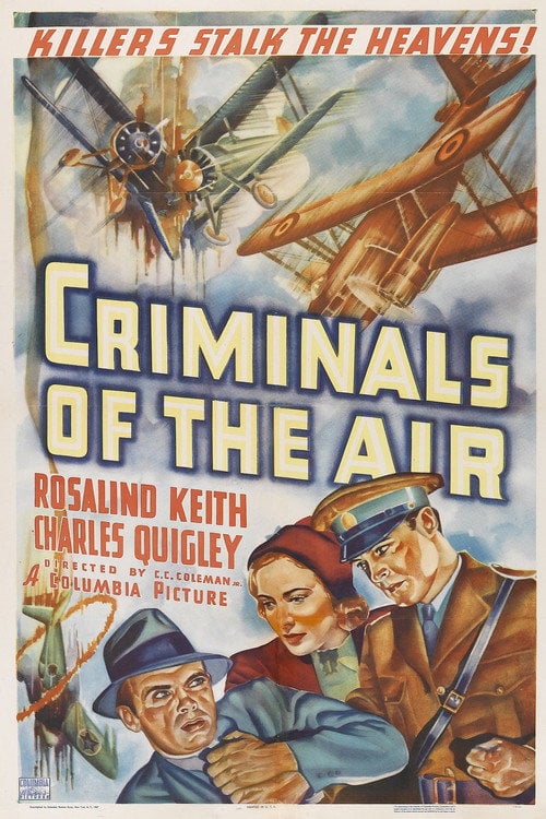 Movie poster for Criminals of the Air (1937)