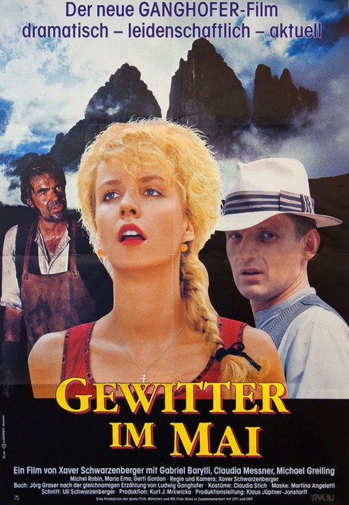 Movie poster for Gewitter im Mai (1987)