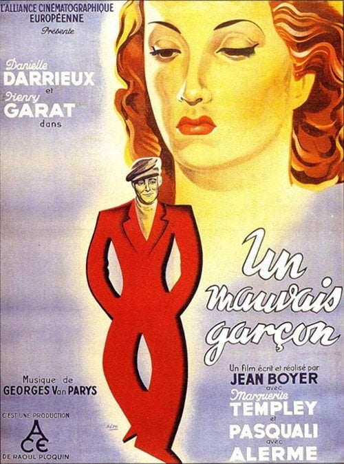 Movie poster for Un mauvais garçon (1936)