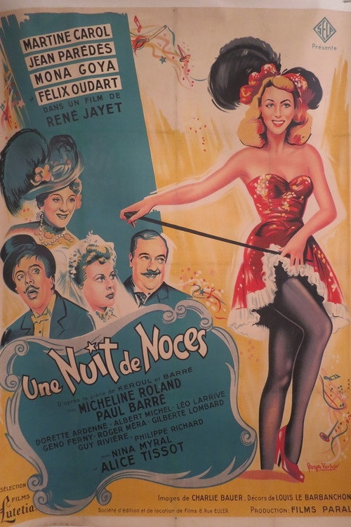 Movie poster for A Night at a Honeymoon (1950)
