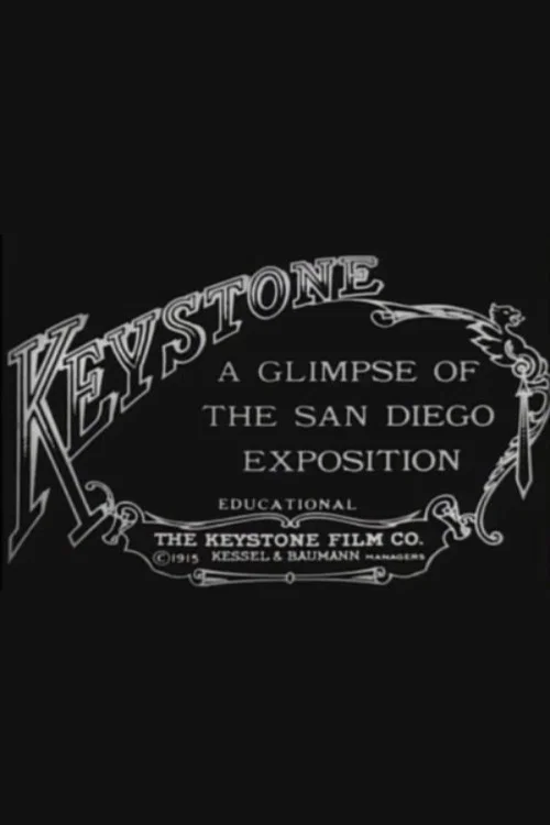 Movie poster for A Glimpse of the San Diego Exposition (1915)