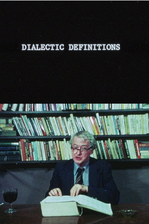 Movie poster for Dialectic Definitions (1977)