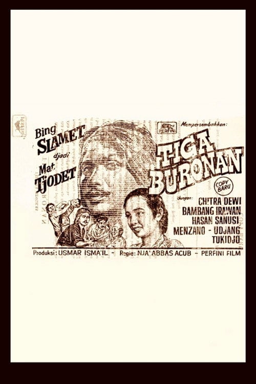 Movie poster for Three Fugitives (1957)