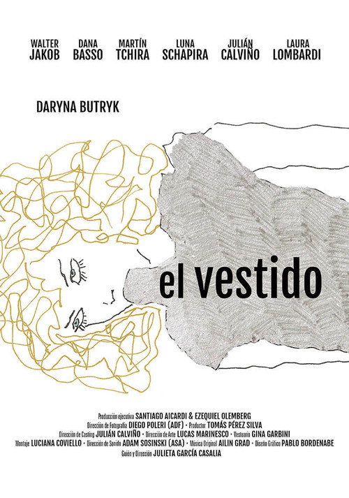 Movie poster for El vestido (2020)