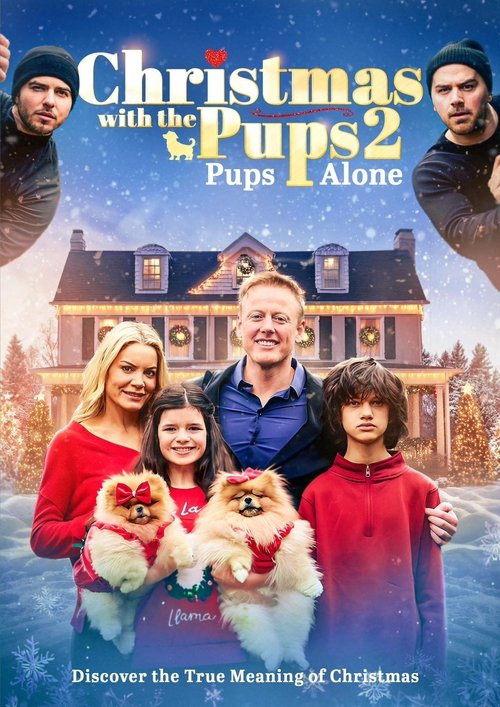 Movie poster for Christmas with the Pups 2: Pups Alone (2024)