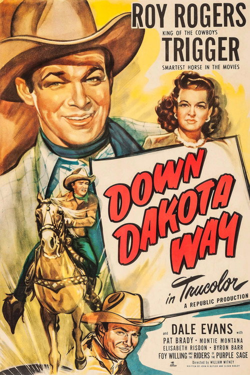 Movie poster for Down Dakota Way (1949)