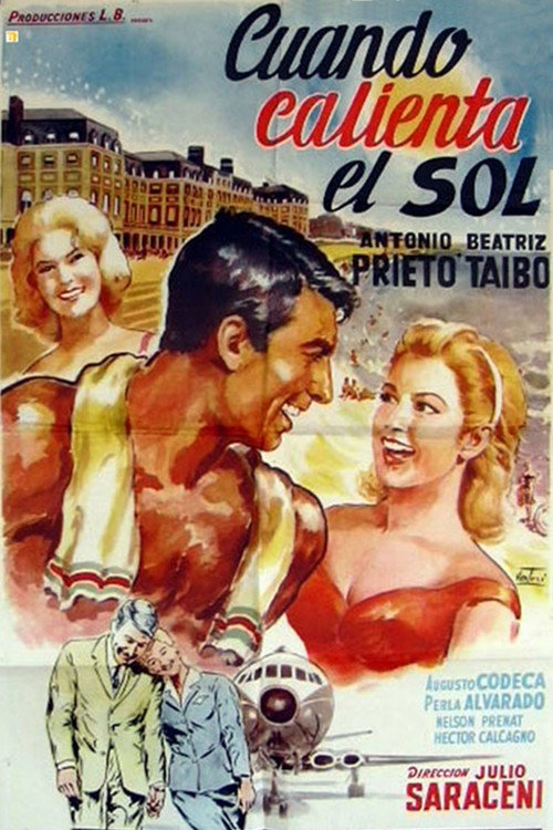 Movie poster for Cuando calienta el sol (1963)