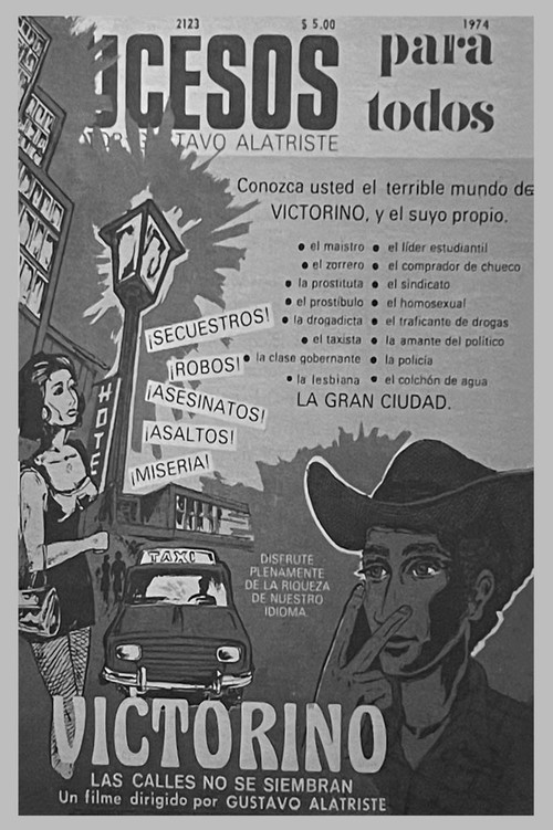 Movie poster for Las calles no se siembran (1974)