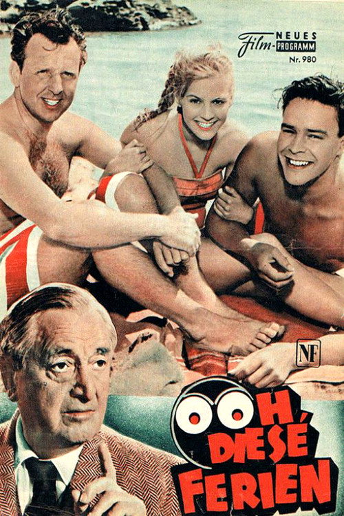 Movie poster for Ooh... diese Ferien (1958)