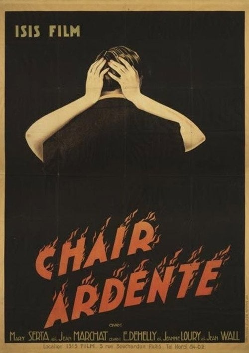 Movie poster for Burning chair (1932)