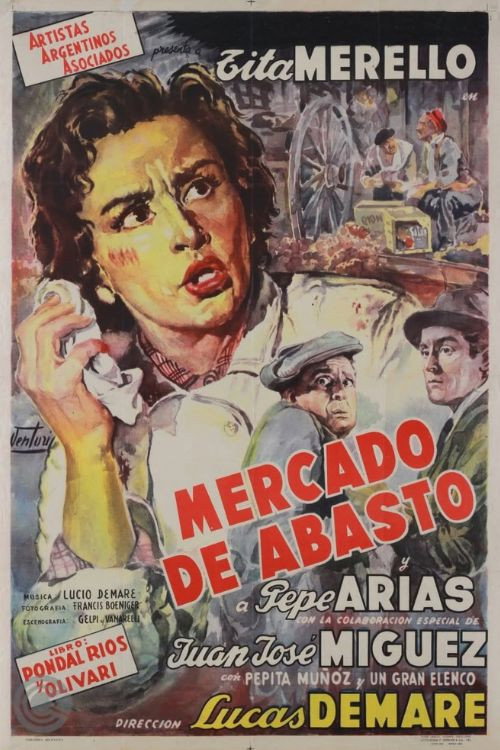 Movie poster for Mercado de abasto (1955)