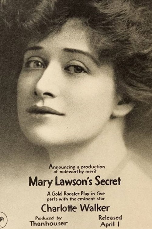 Movie poster for Mary Lawson's Secret (1917)