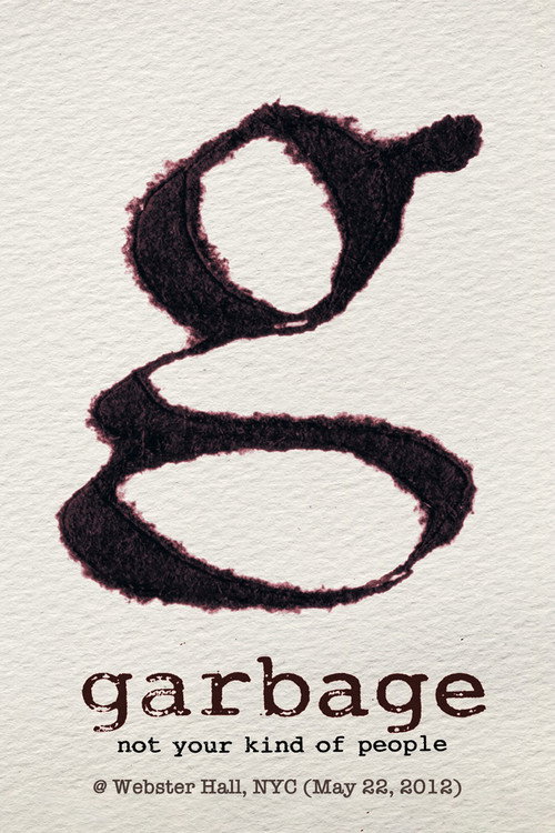Movie poster for Garbage: Live in NYC (2012)