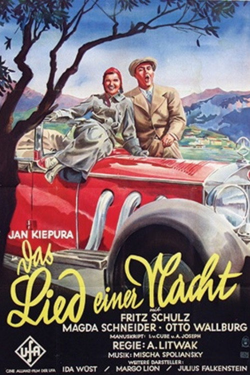 Movie poster for The Song of Night (1932)