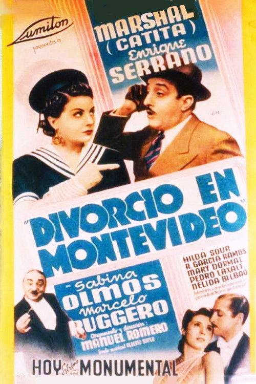 Movie poster for Divorce in Montevideo (1939)