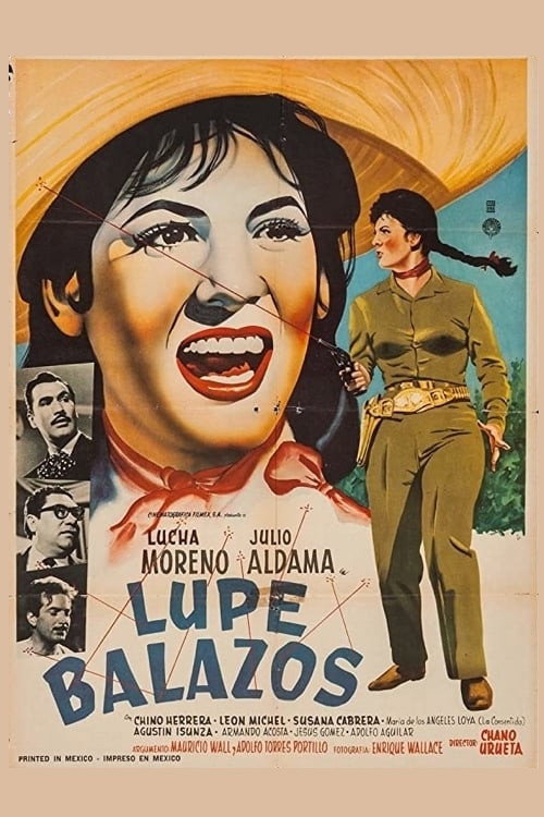 Movie poster for Lupe Balazos (1964)