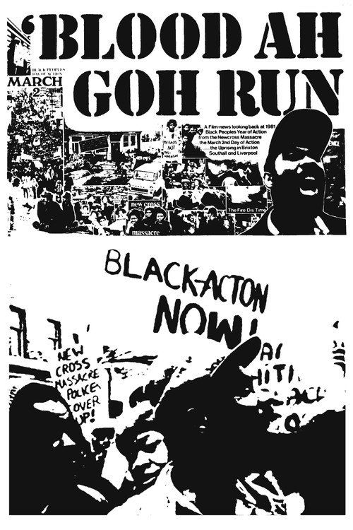Movie poster for Blood Ah Go Run (1982)