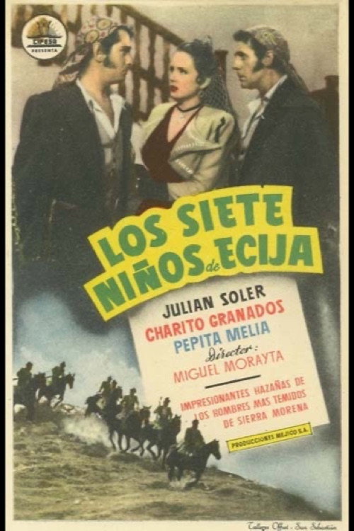 Movie poster for Los siete niños de Écija (1947)
