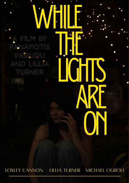 Movie poster for While the Lights are on