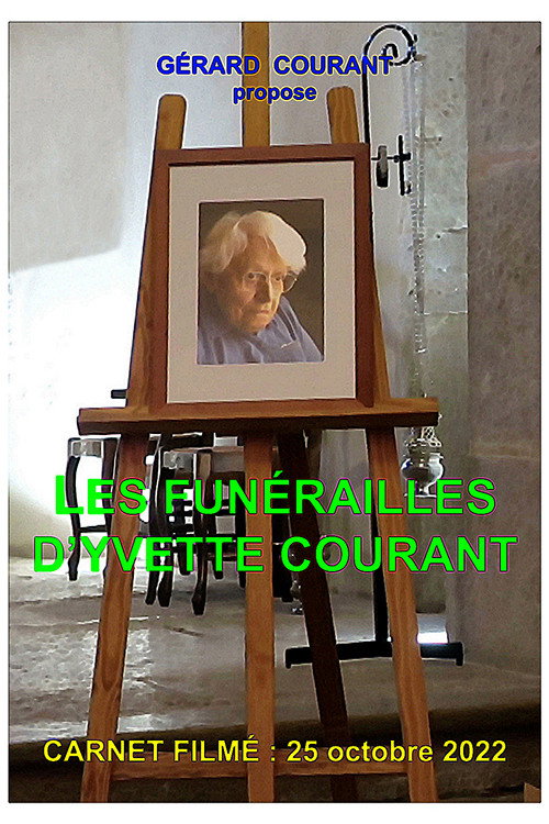 Movie poster for Les Funérailles d'Yvette Courant (2023)