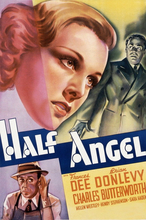 Movie poster for Half Angel (1936)