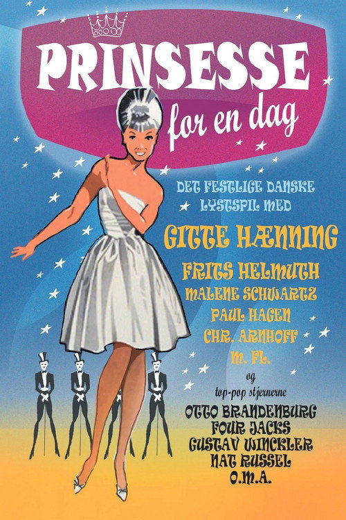 Movie poster for Prinsesse for en dag (1962)