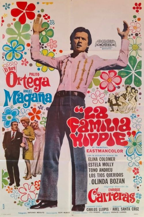 Movie poster for La familia hippie (1971)