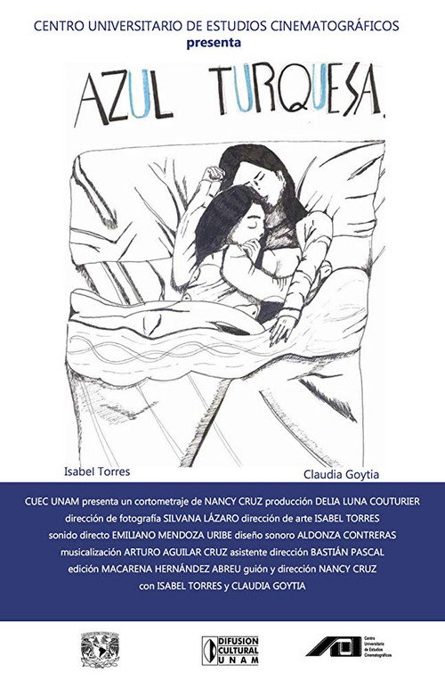 Movie poster for Azul turquesa (2014)