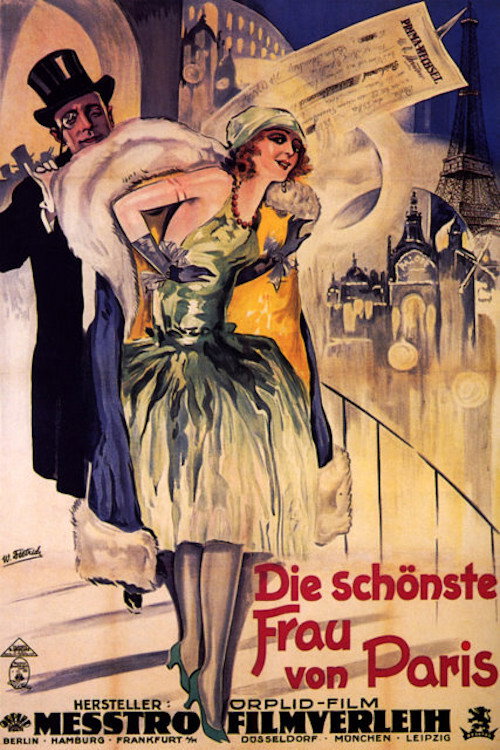 Movie poster for Die schönste Frau von Paris (1928)