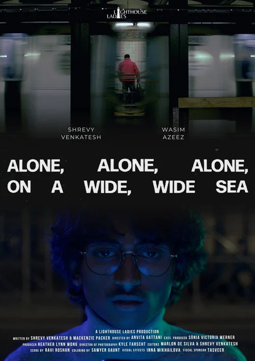 Movie poster for Alone, Alone, Alone on a Wide, Wide Sea (2023)