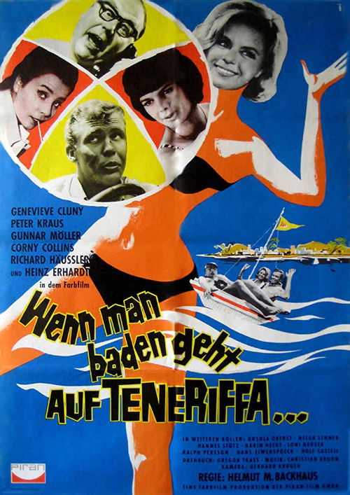 Wenn man baden geht auf Teneriffa poster