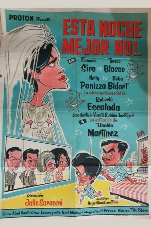 Movie poster for Esta noche mejor no! (1965)