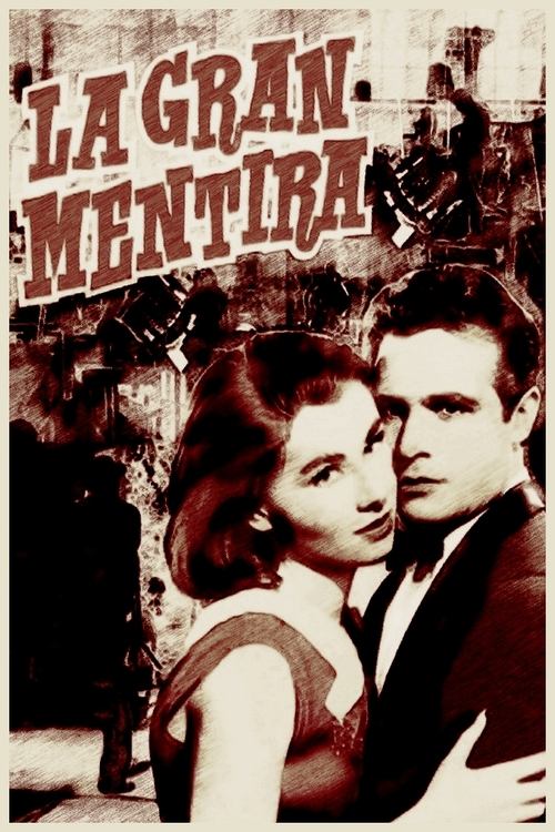 Movie poster for La gran mentira (1956)