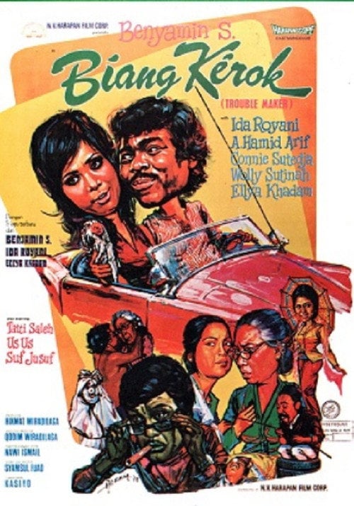 Movie poster for Benyamin Biang Kerok (1972)