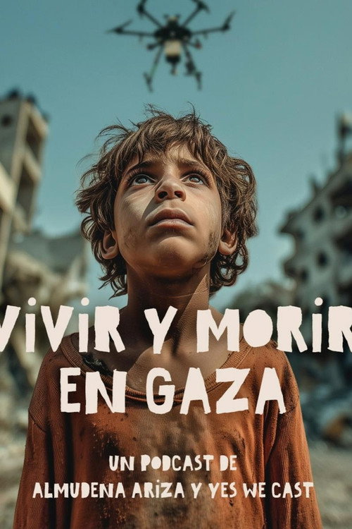 Series poster for Living And Dying in Gaza (2025)