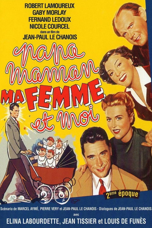 Movie poster for Papa, Mama, My Wife and Me (1955)