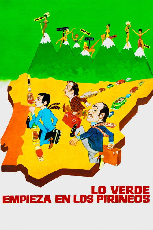 Movie poster for Lo verde empieza en los Pirineos (1973)