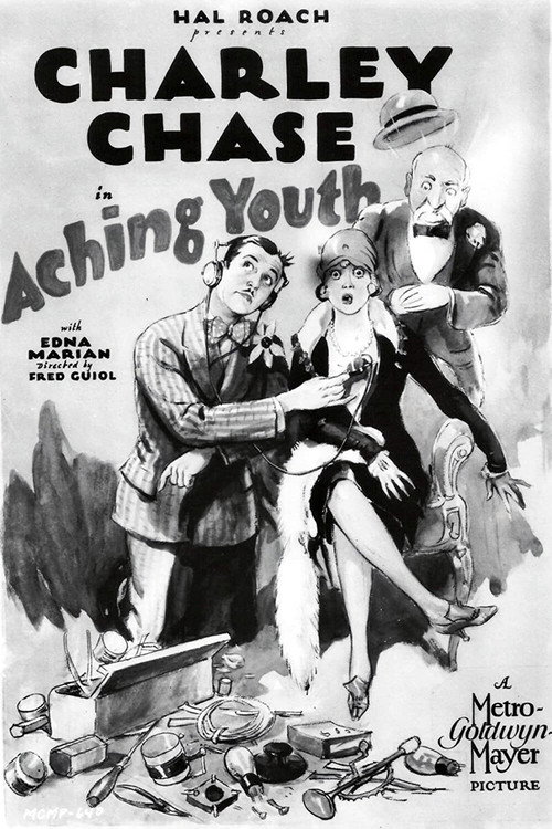 Movie poster for Aching Youth (1928)