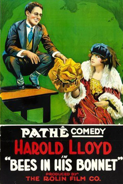 Movie poster for Bees in His Bonnet (1918)