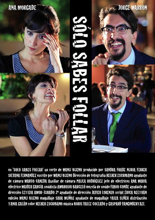 Movie poster for Solo sabes follar (2014)