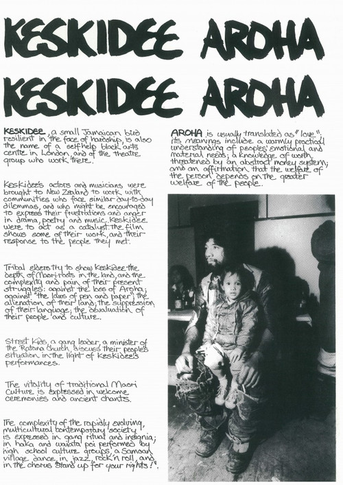 Movie poster for Keskidee Aroha (1979)