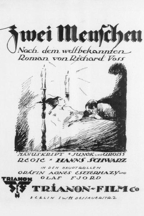 Movie poster for Zwei Menschen (1924)