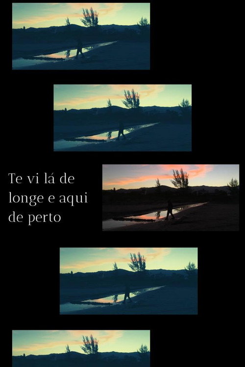 Movie poster for Te vi lá de longe e aqui de perto (2022)