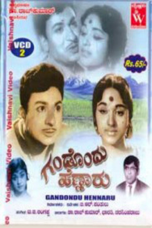 Movie poster for Gandondu Hennaru (1969)