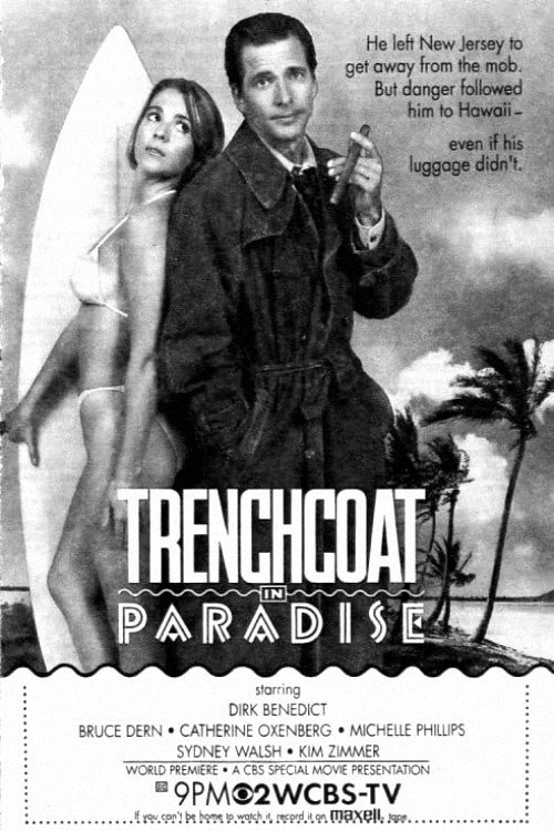 Movie poster for Trenchcoat in Paradise (1989)