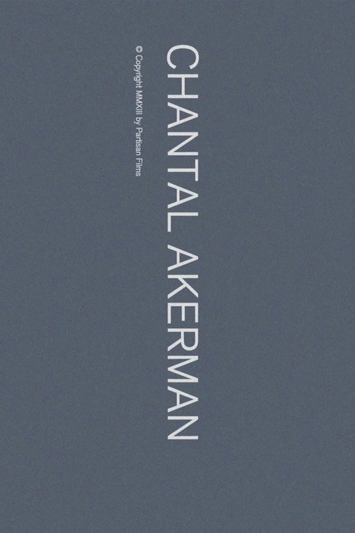 Movie poster for Chantal Akerman (2013)